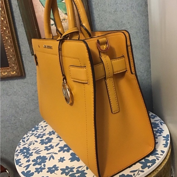 Michael kors Rayne Saffiano leather satchel in Marigold - Picture 6 of 16